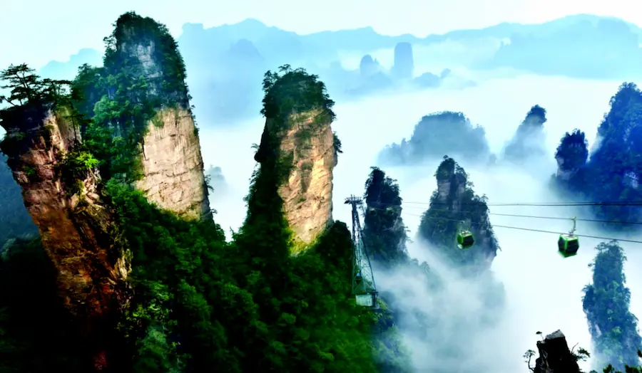 Huangshizhai Cableway