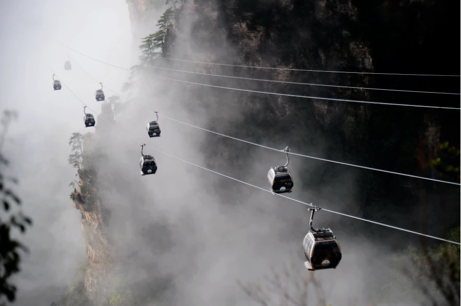 Zhangjiajie Wulingyuan Huangshizhai Cableway