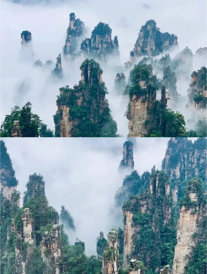 Zhangjiajie Wulingyuan Tianzi Mountain Scenic Area