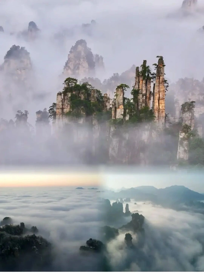 Zhangjiajie Wulingyuan Yangjiajie Scenic Area