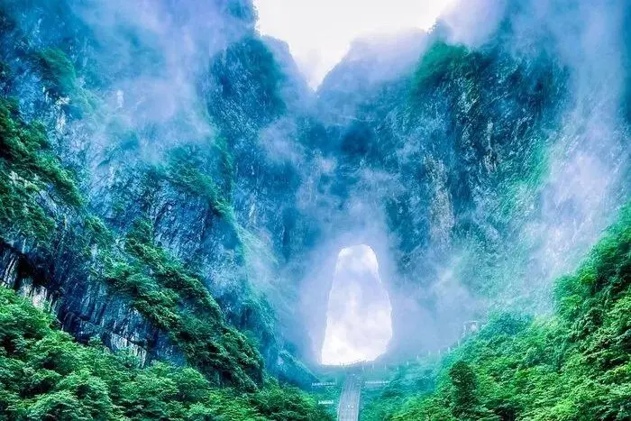 Tianmen Cave at Tianmen Mountain, Zhangjiajie