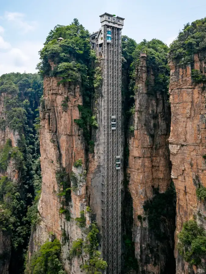 Zhangjiajie's Hundred Dragons Ladder